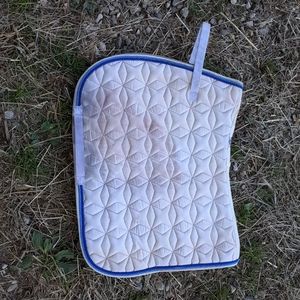 White AP Saddle Pad